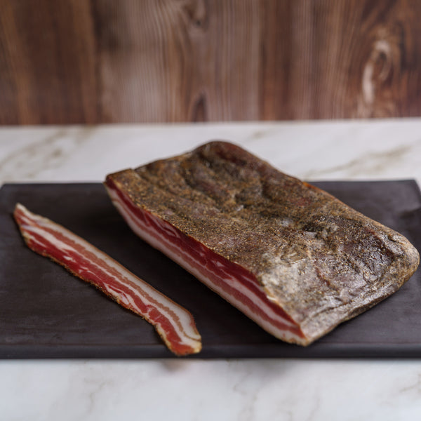 Panceta con pimienta